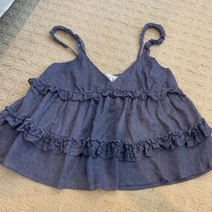 ruffle tank